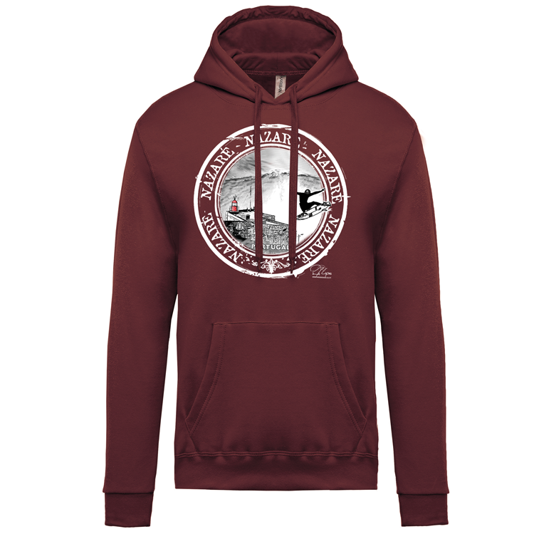 Sweatshirt Kariban com Capuz Selo Nazaré