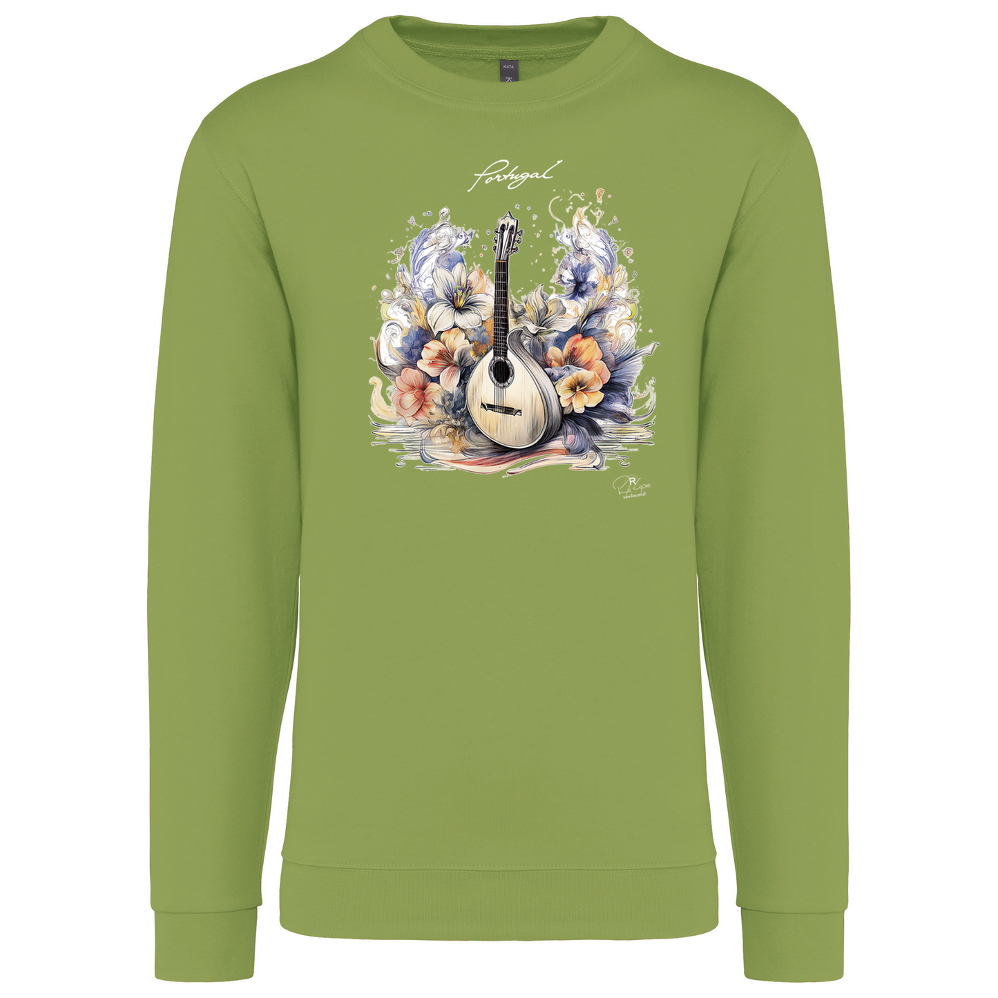 Sweatshirt Kariban sem Capuz Guitarra Portuguesa