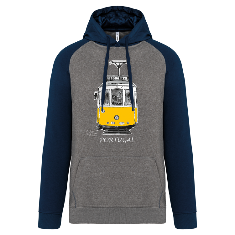 Sweatshirt Bicolor com capuz Grandalhão lx