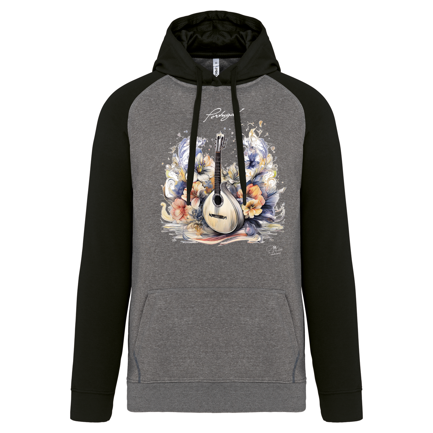 Sweatshirt Bicolor com capuz Guitarra Portuguesa