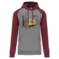 Sweatshirt Bicolor com capuz Eléctrico 4
