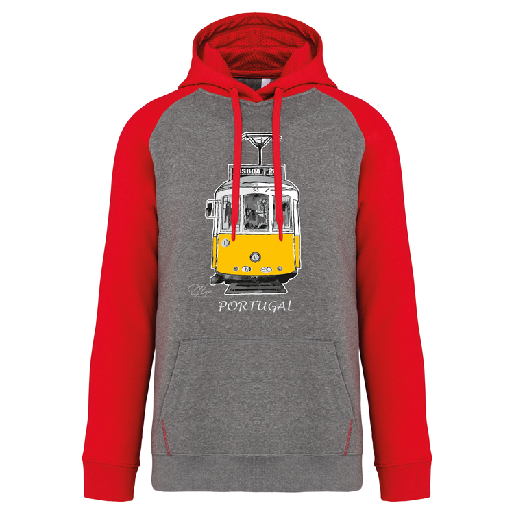 Sweatshirt Bicolor com capuz Grandalhão lx