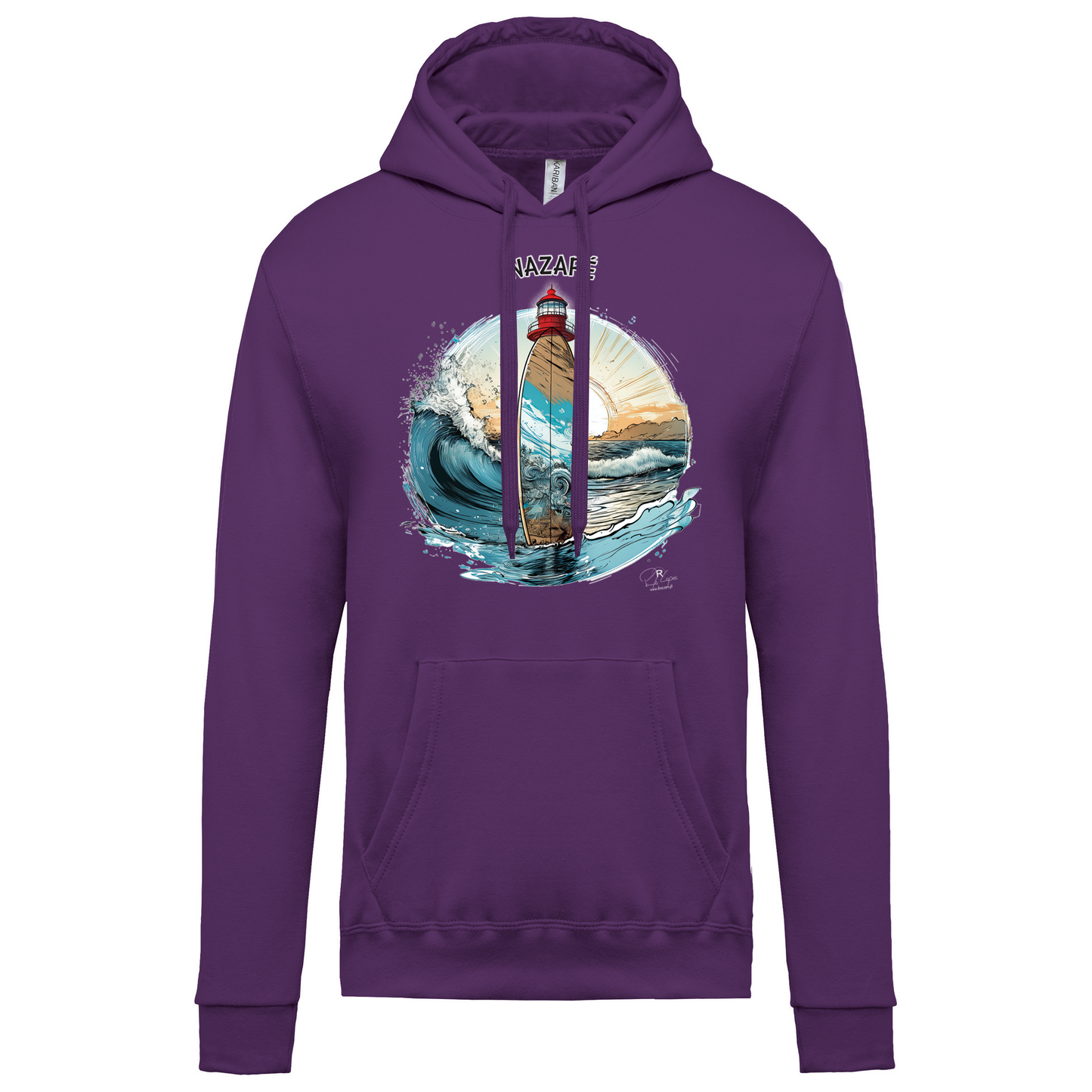 Sweatshirt Kariban com Capuz Sol Nazaré