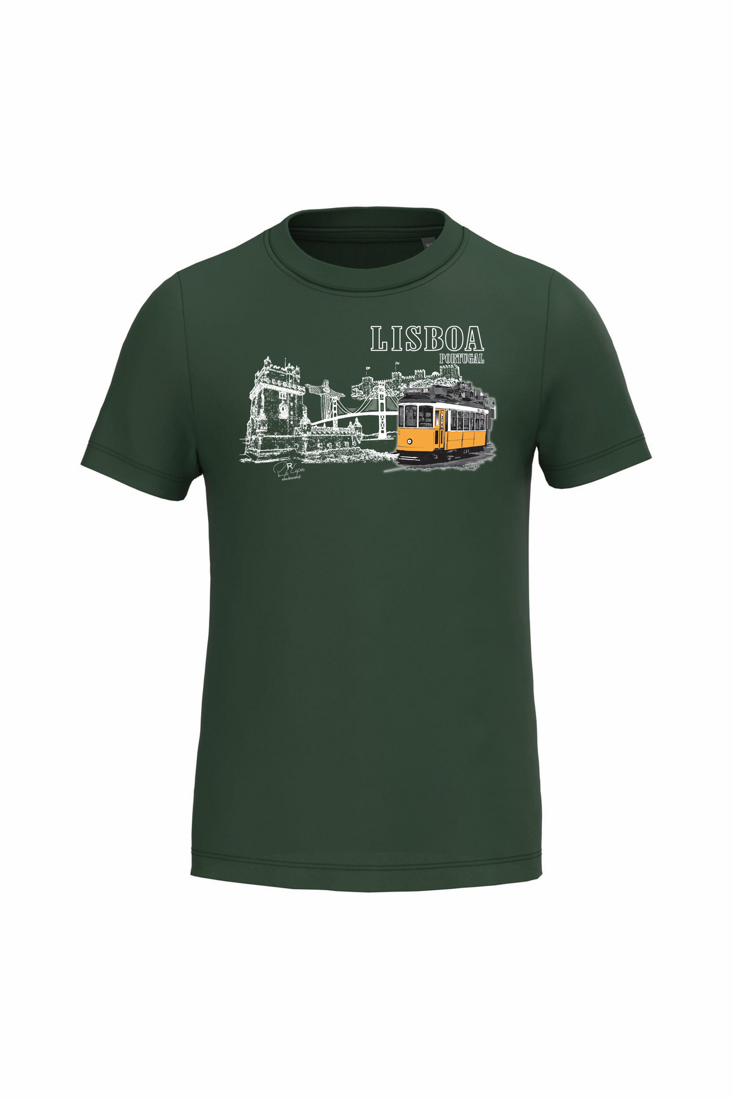 T-shirt de Criança Kariban Monumentos Lisboa