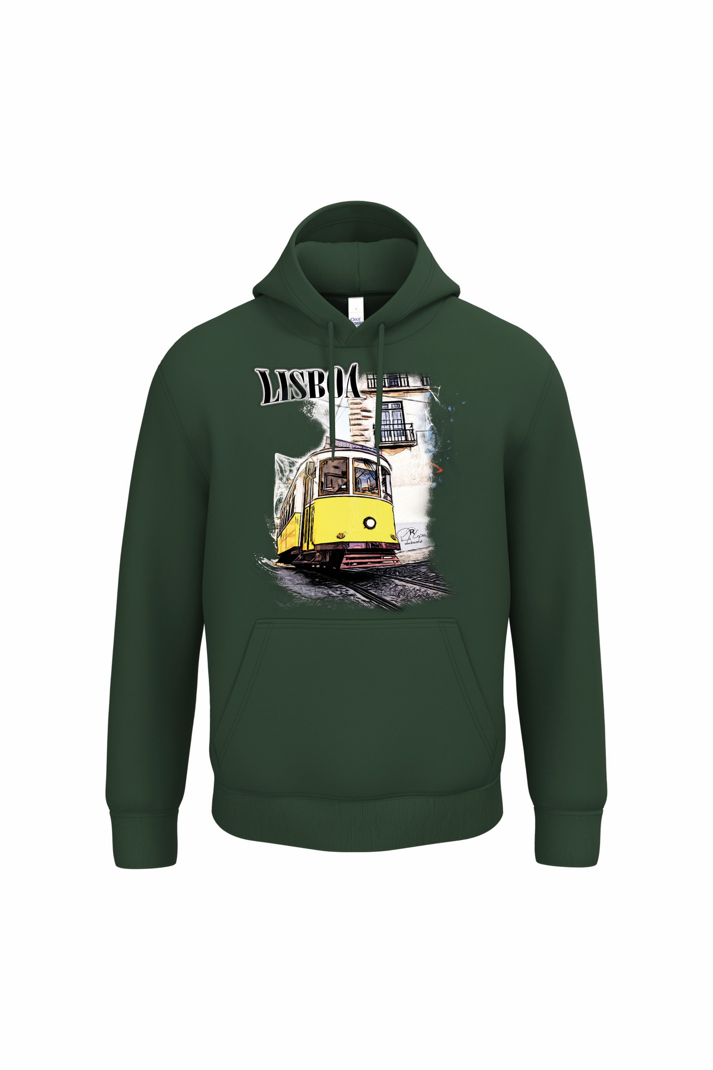 Sweatshirt Ideal com Capuz Crazy Tram