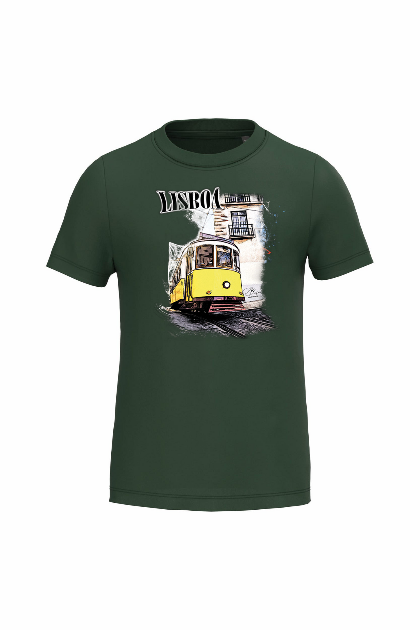 T-shirt de Criança Kariban Crazy Tram