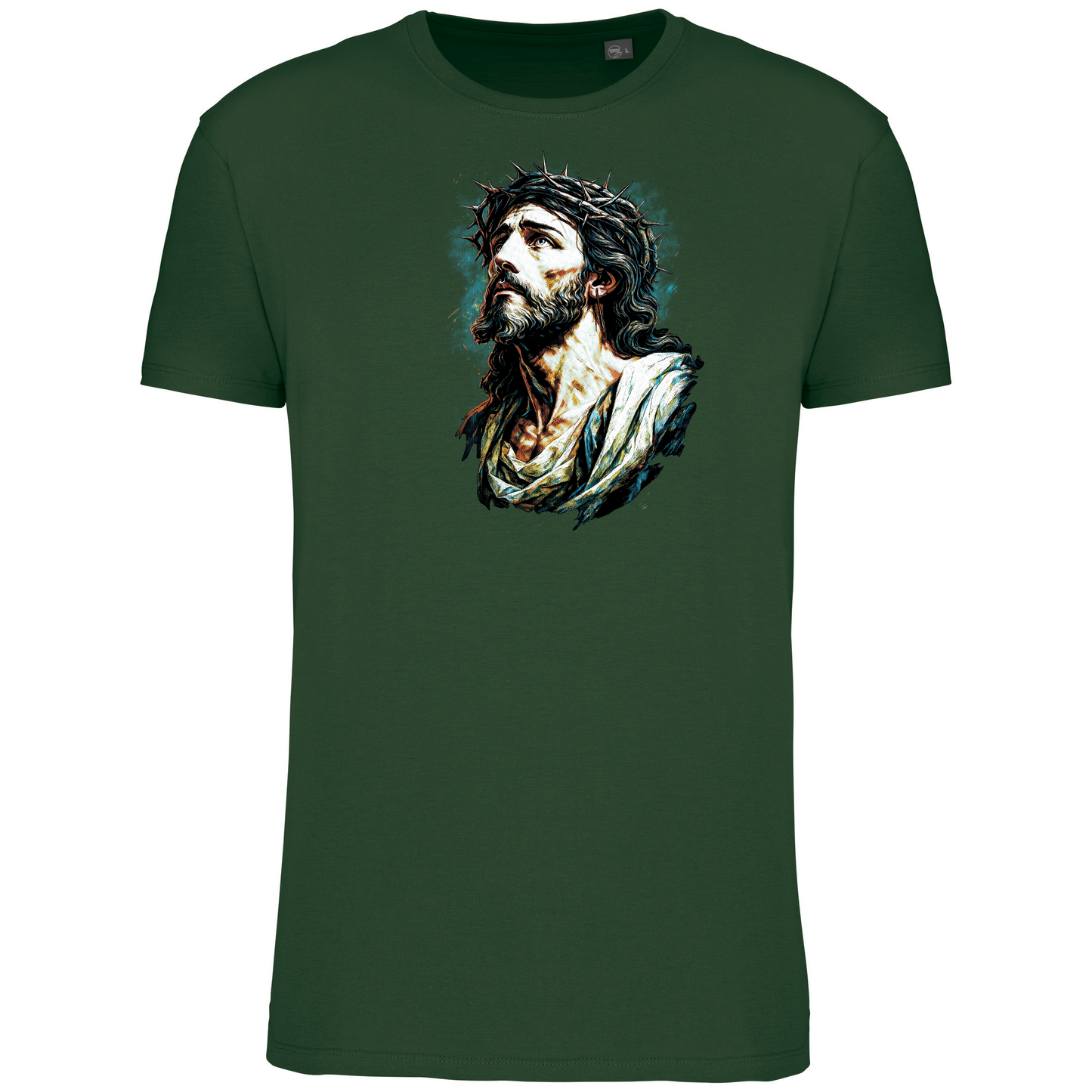 T-Shirt Algodão Biológico Jesus Cristo