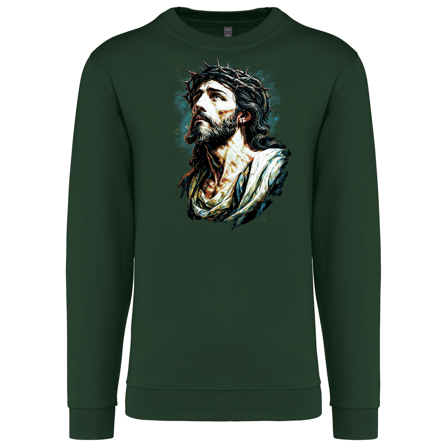 Sweatshirt Kariban sem Capuz Jesus Cristo