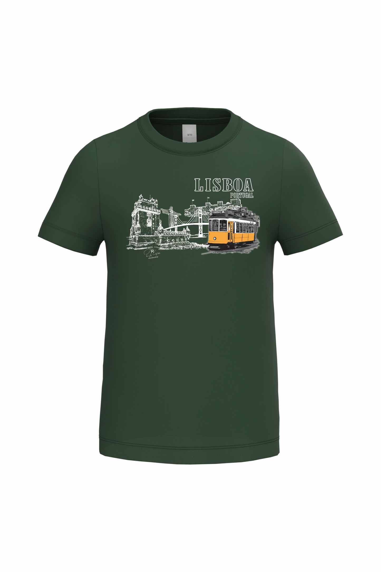 T-shirt Ideal Kids Monumentos Lisboa