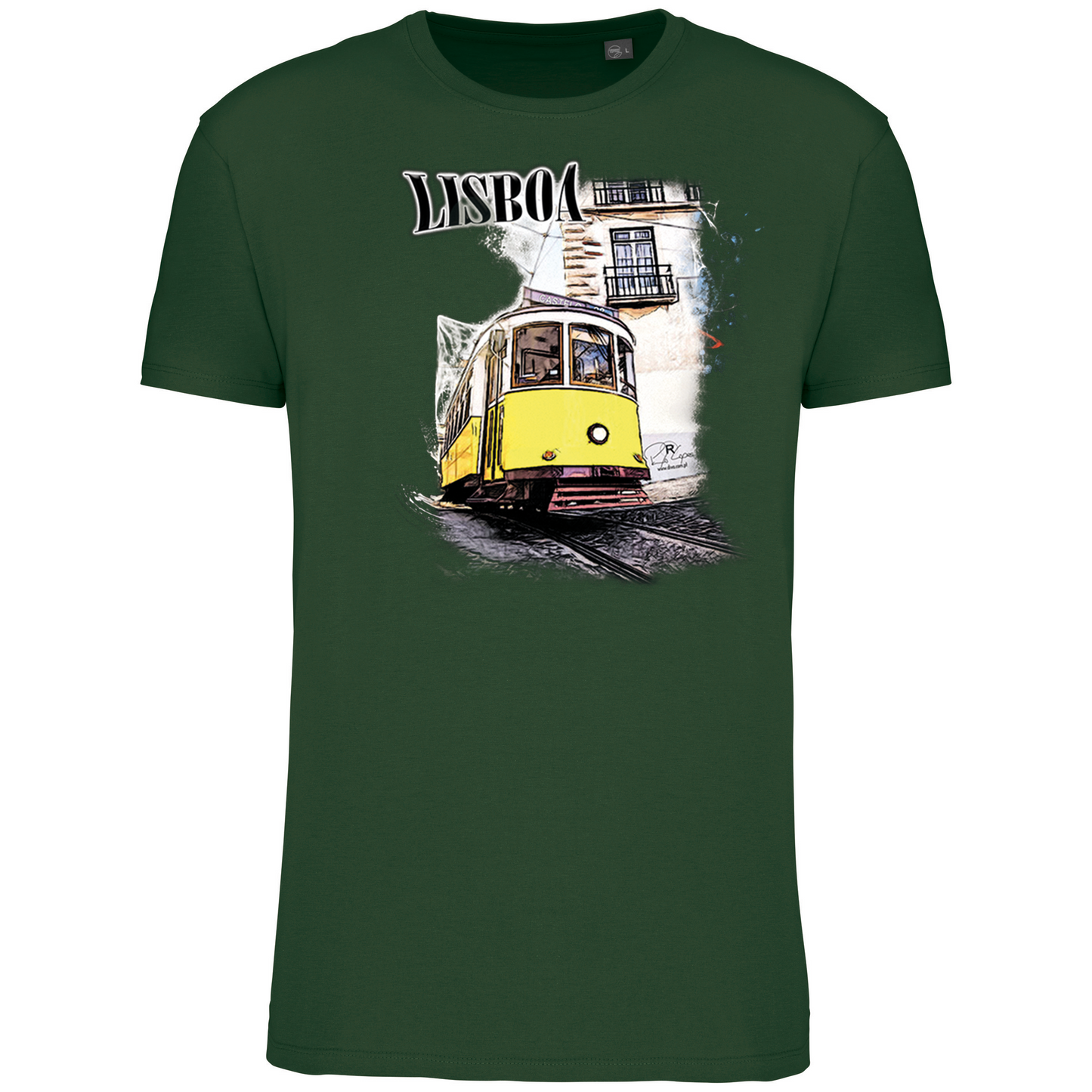 T-Shirt Algodão Biológico Crazy Tram
