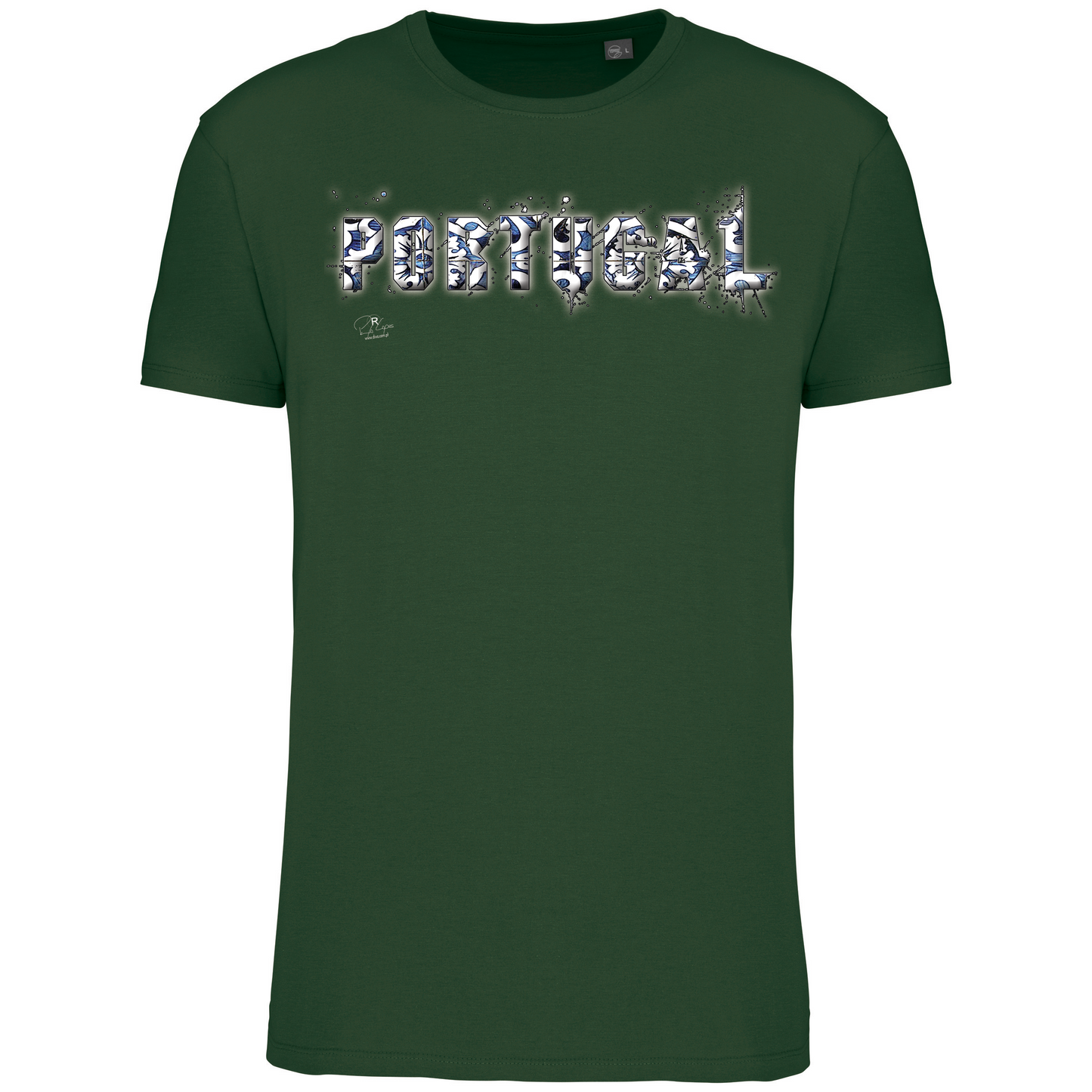 T-Shirt Algodão Biológico Portugal Azulejos