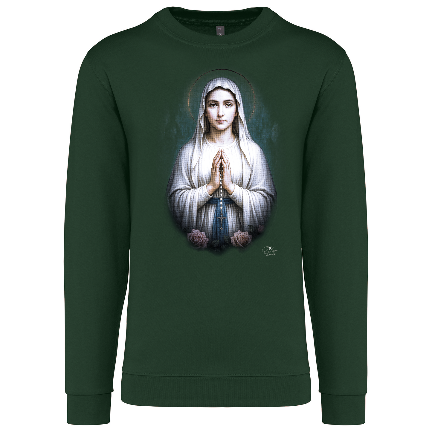 Sweatshirt Kariban sem Capuz Virgem