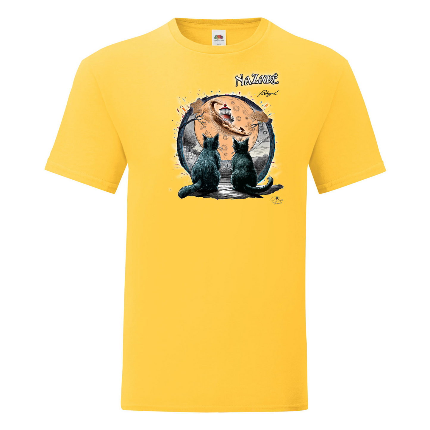 T-shirt Fruit of the Loom, Iconic, 150g, Luar Nazaré