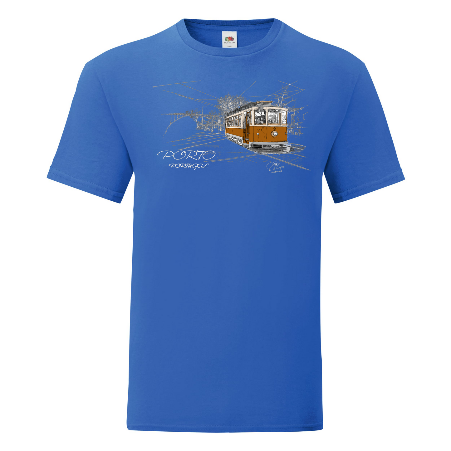 T-shirt Fruit of the Loom, Iconic, 150g, Carmo
