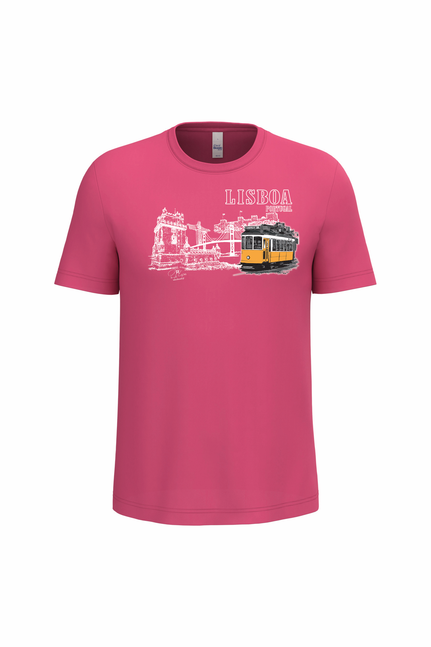 T-Shirt Algodão Ideal Monumentos Lisboa