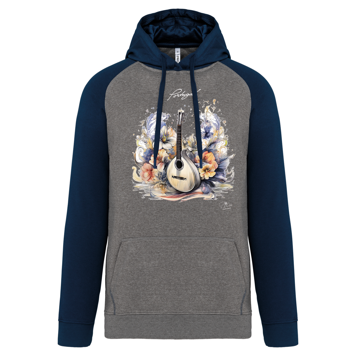 Sweatshirt Bicolor com capuz Guitarra Portuguesa