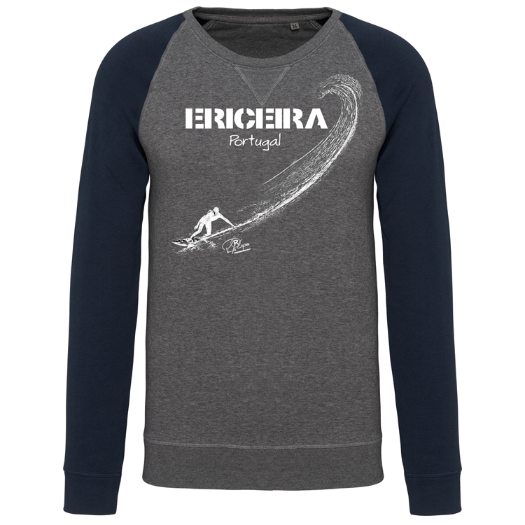 Sweatshirt Bicolor sem capuz Surf Ericeira