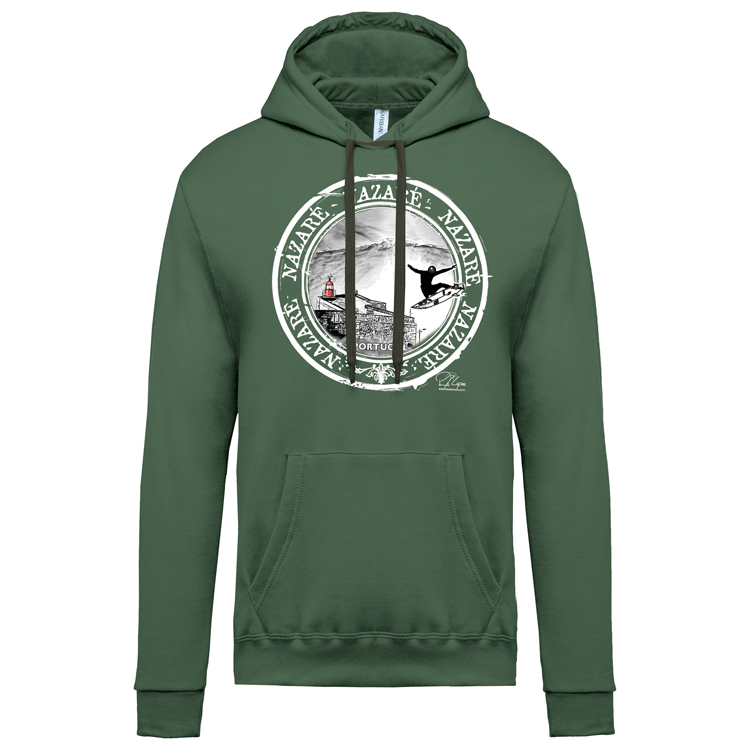 Sweatshirt Kariban com Capuz Selo Nazaré