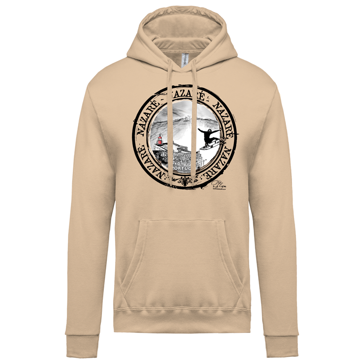Sweatshirt Kariban com Capuz Selo Nazaré