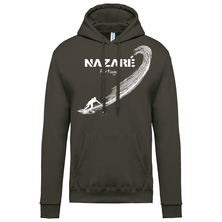 Sweatshirt Kariban com Capuz Surf Nazaré