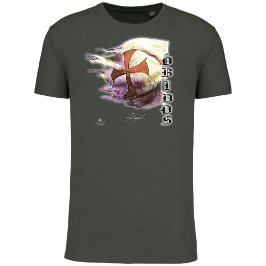 T-Shirt Algodão Biológico Bandeira Templários