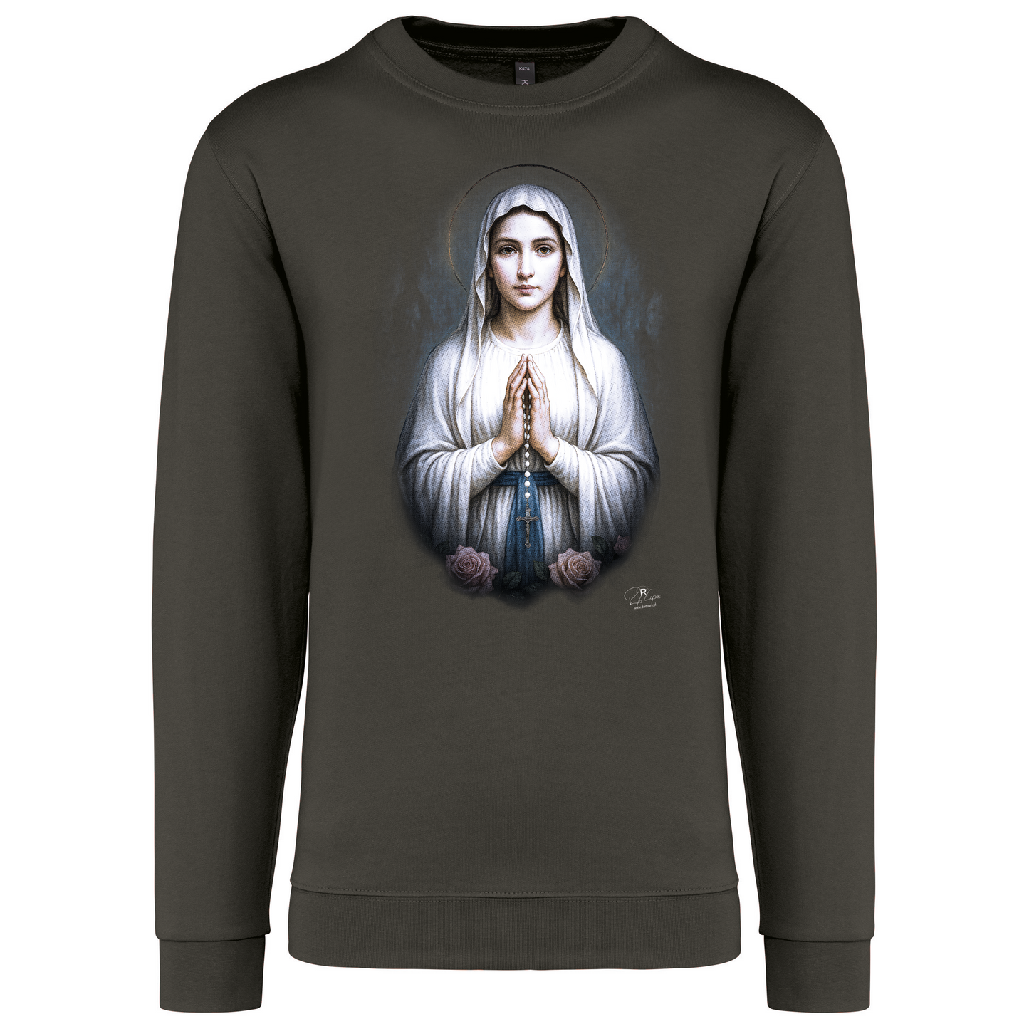 Sweatshirt Kariban sem Capuz Virgem