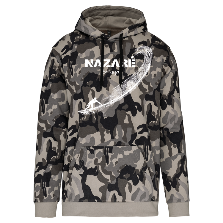 Sweatshirt Kariban com Capuz Surf Nazaré