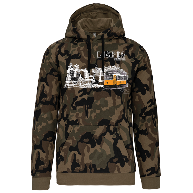 Sweatshirt Kariban com Capuz Monumentos Lx