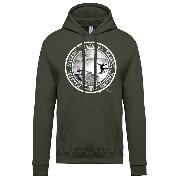 Sweatshirt Kariban com Capuz Selo Nazaré