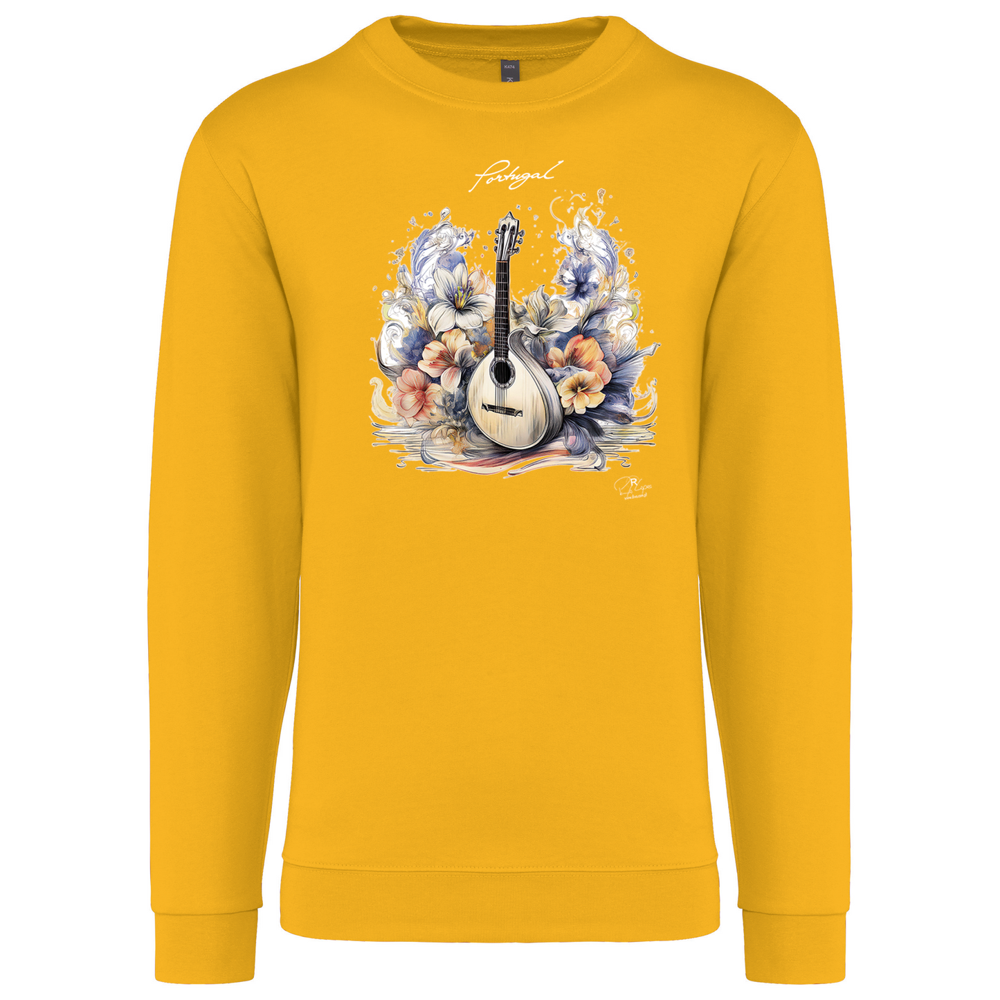 Sweatshirt Kariban sem Capuz Guitarra Portuguesa