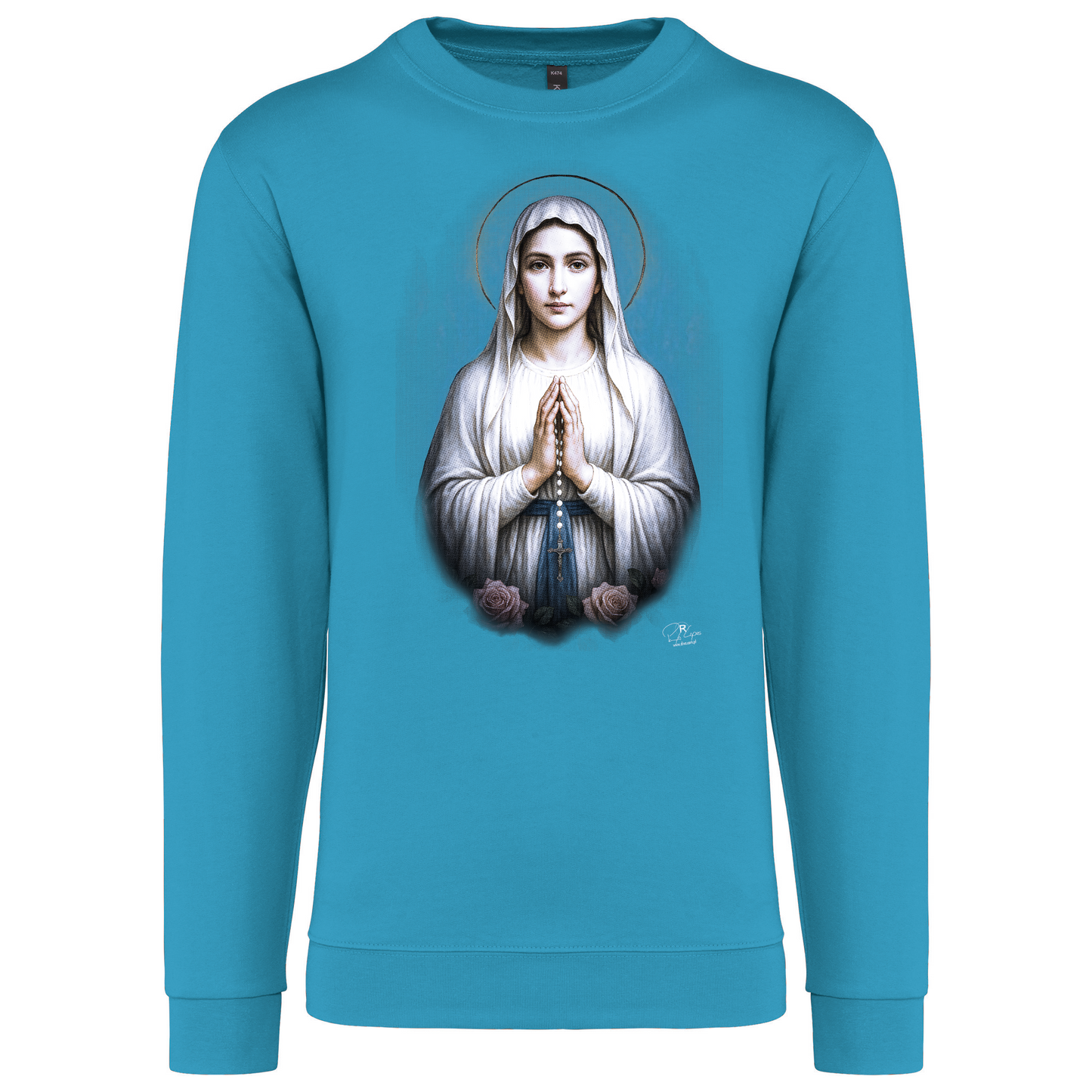 Sweatshirt Kariban sem Capuz Virgem