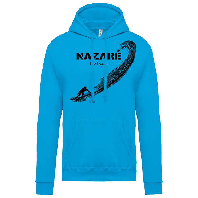 Sweatshirt Kariban com Capuz Surf Nazaré