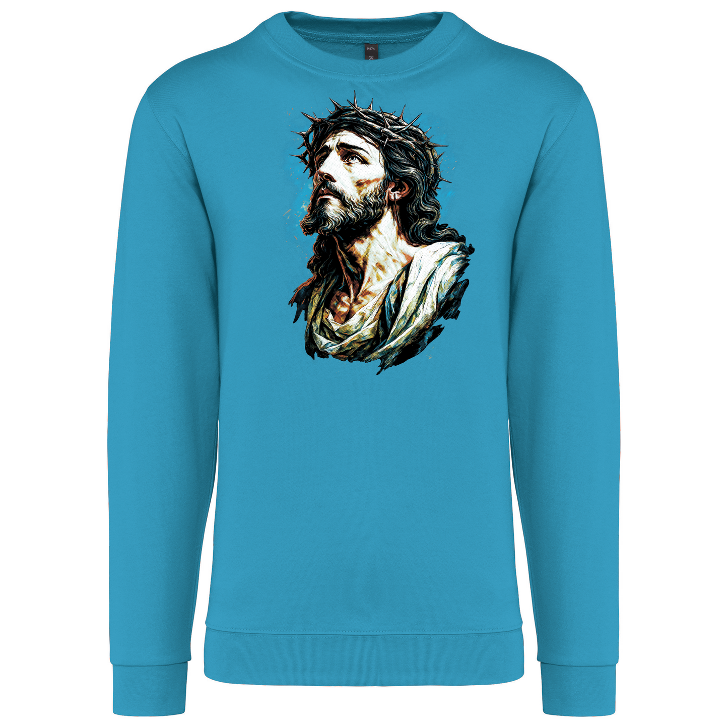Sweatshirt Kariban sem Capuz Jesus Cristo
