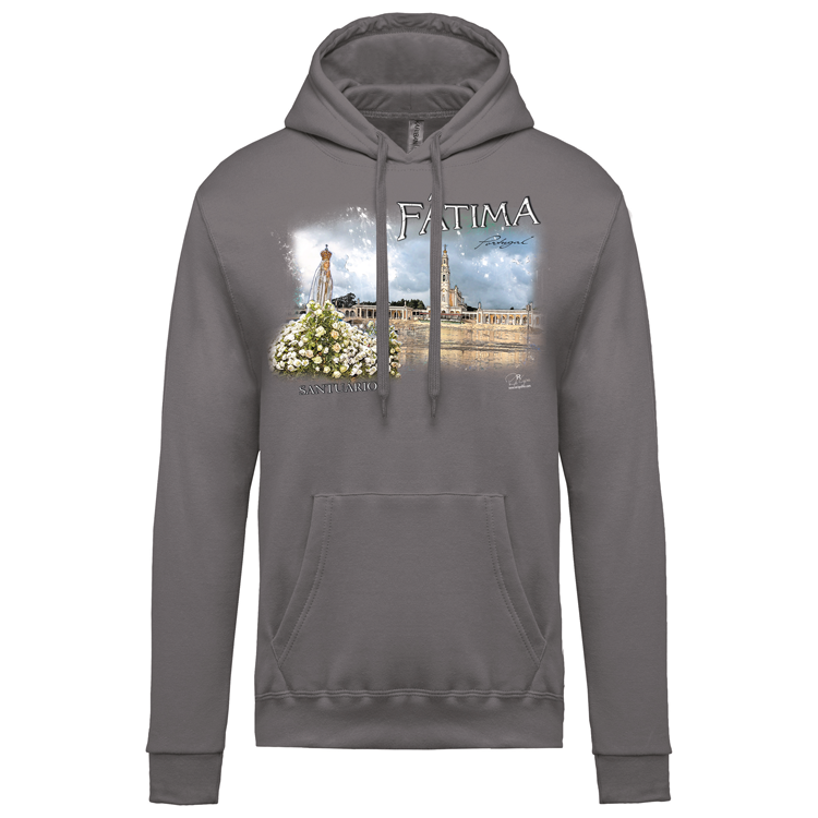 Sweatshirt Kariban com Capuz Santuário de Fátima