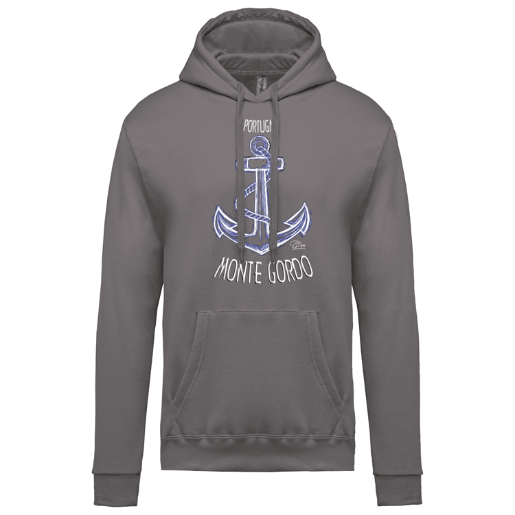 Sweatshirt Kariban com Capuz Âncora Monte Gordo