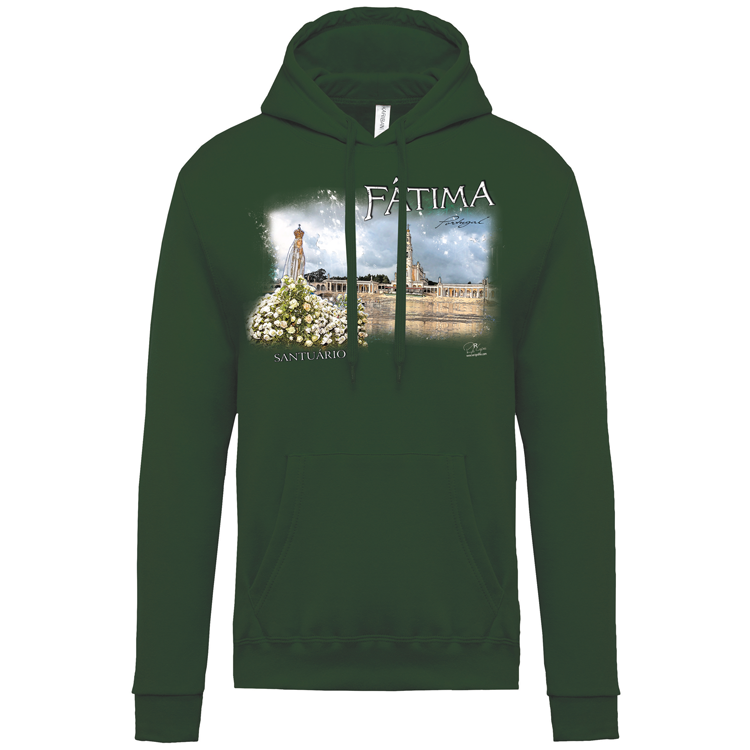 Sweatshirt Kariban com Capuz Santuário de Fátima