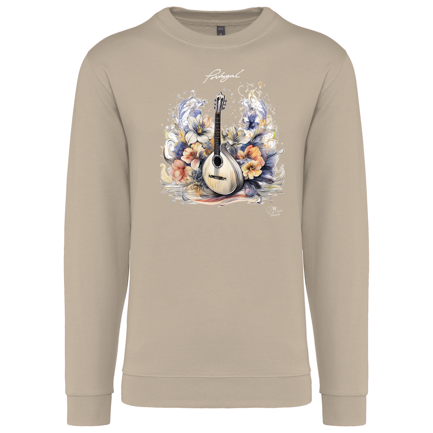 Sweatshirt Kariban sem Capuz Guitarra Portuguesa
