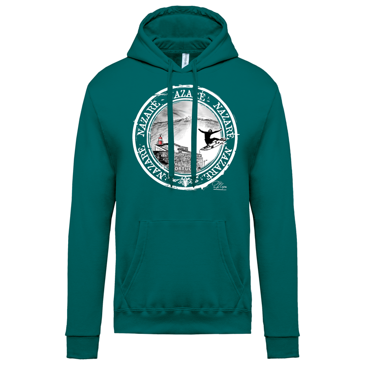 Sweatshirt Kariban com Capuz Selo Nazaré