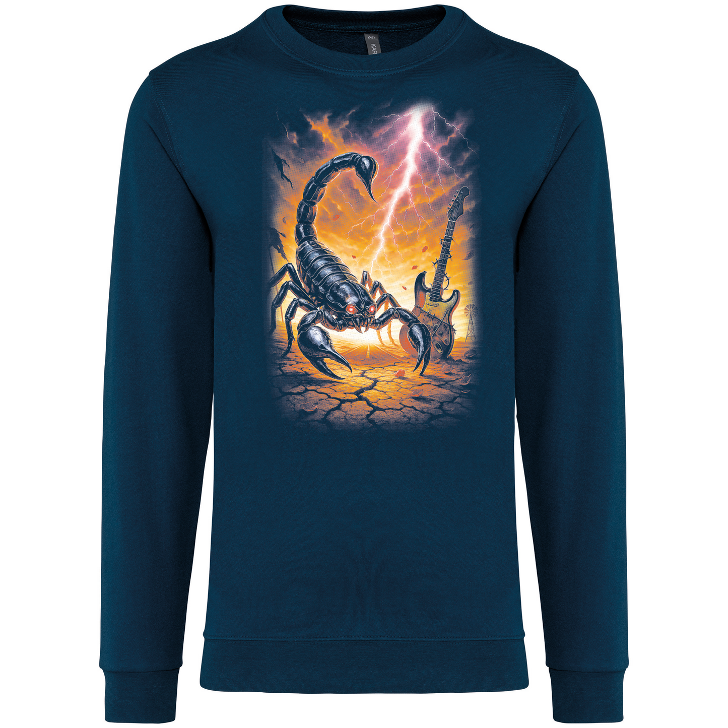 Sweatshirt Kariban sem Capuz Scorpion