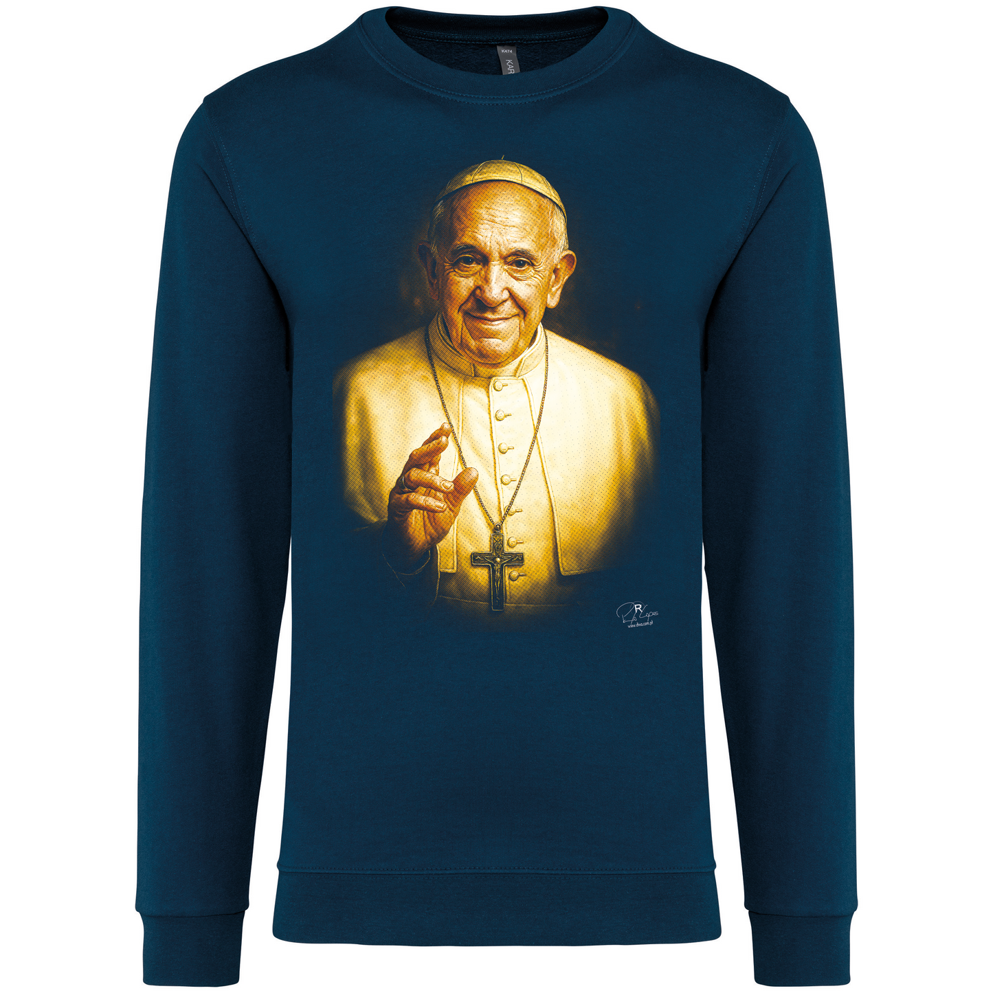 Sweatshirt Kariban sem Capuz Papa Francisco