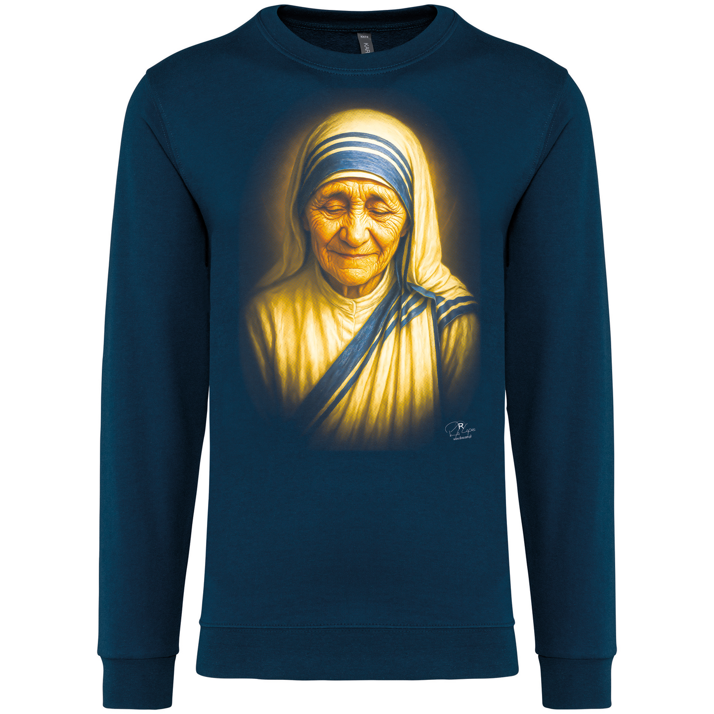 Sweatshirt Kariban sem Capuz Madre Teresa de Calcutá