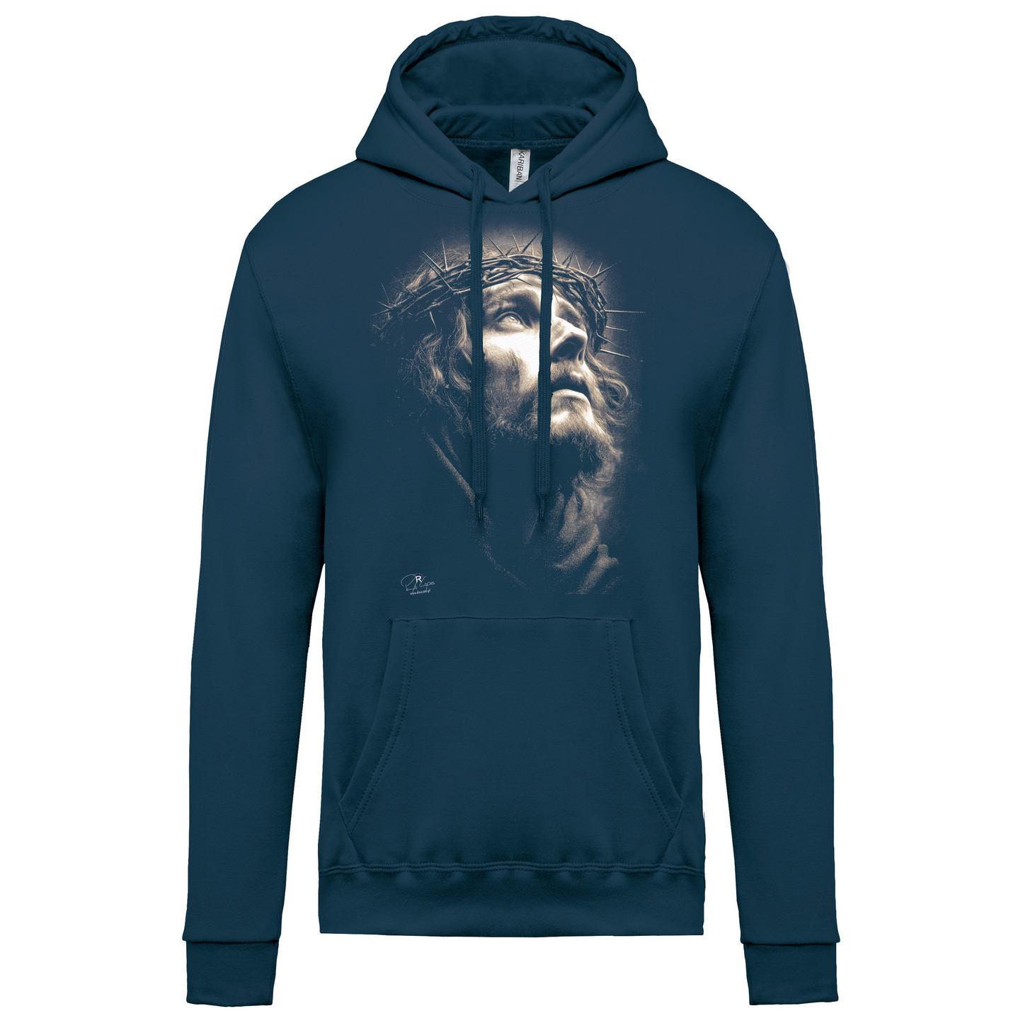 Sweatshirt Kariban com Capuz Cristo