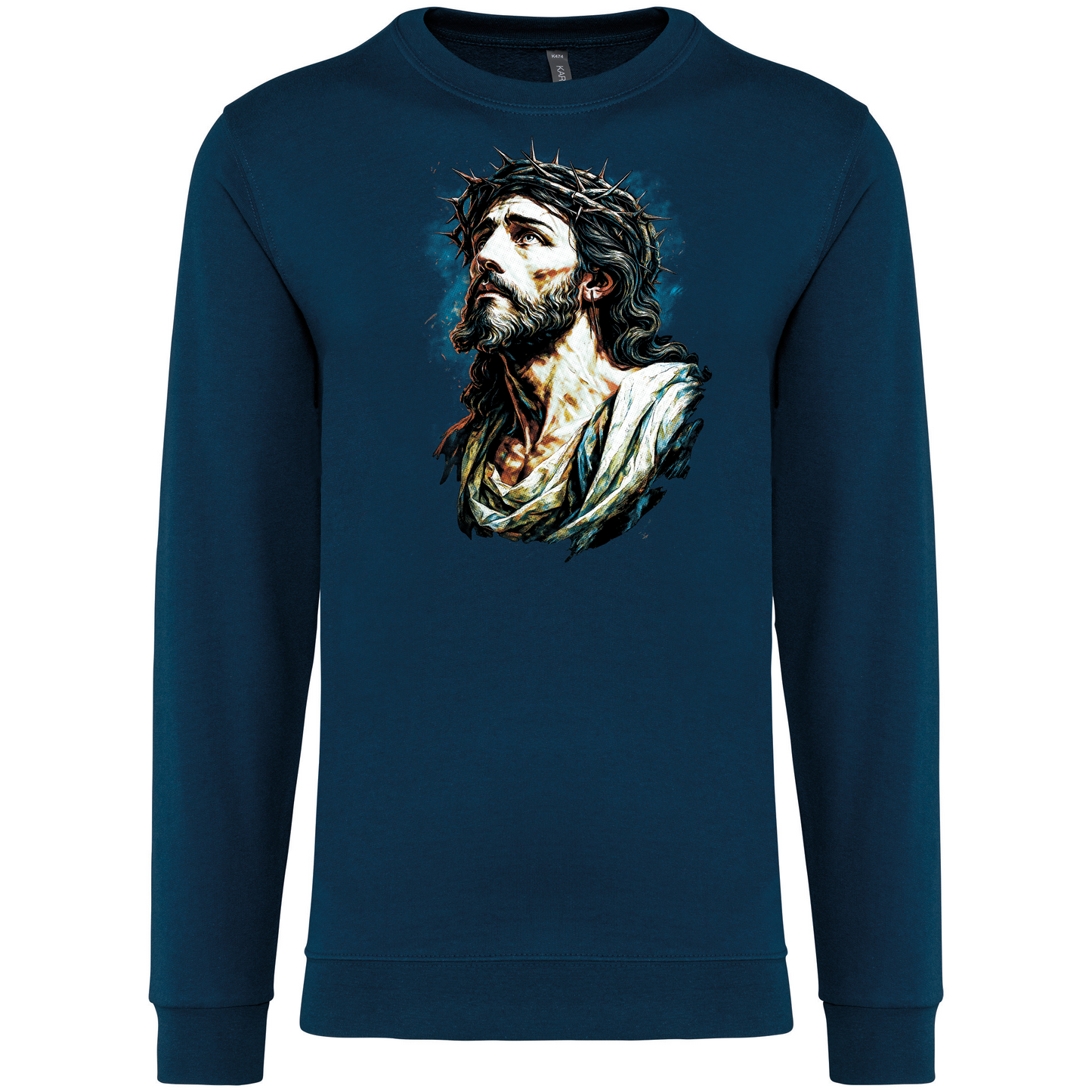 Sweatshirt Kariban sem Capuz Jesus Cristo