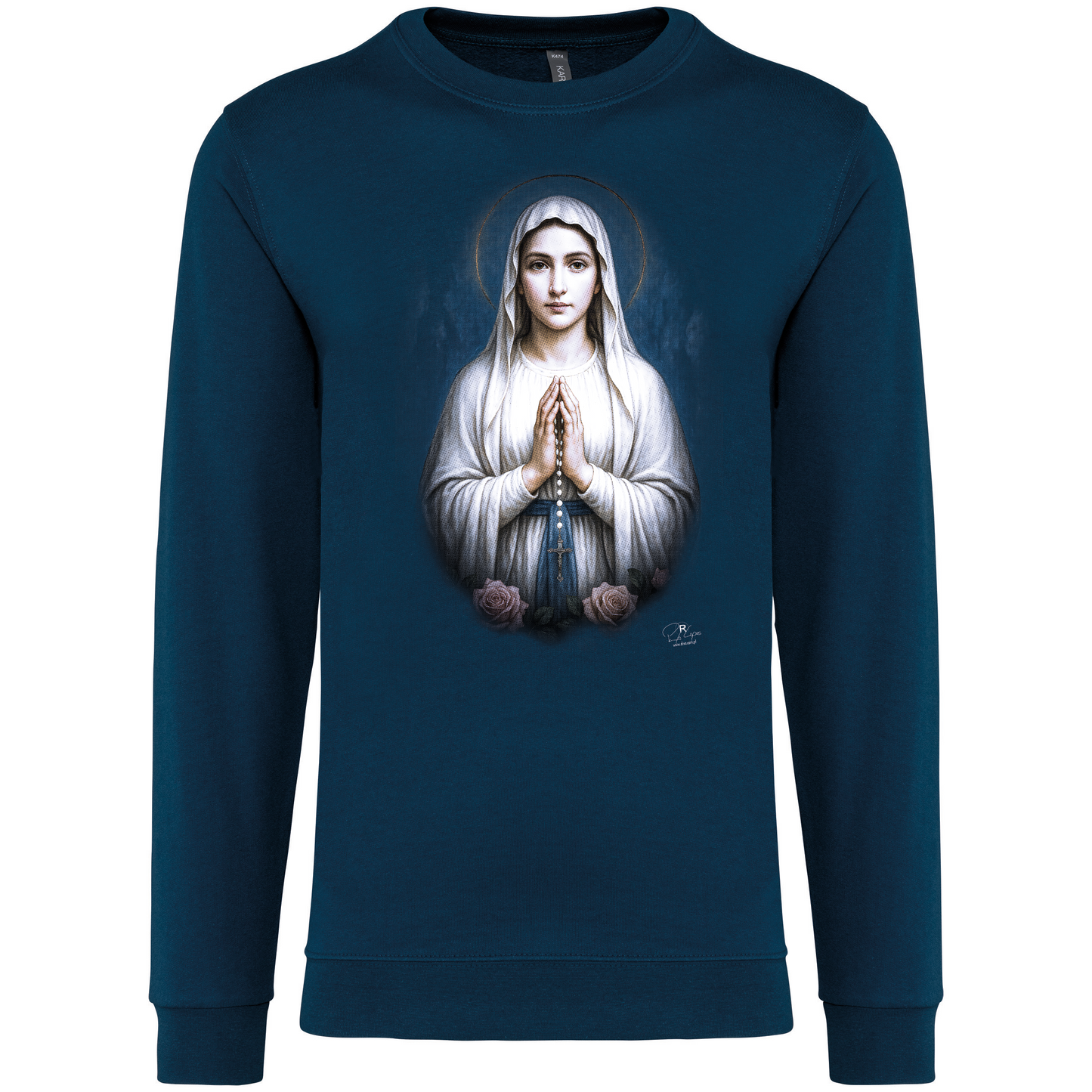 Sweatshirt Kariban sem Capuz Virgem