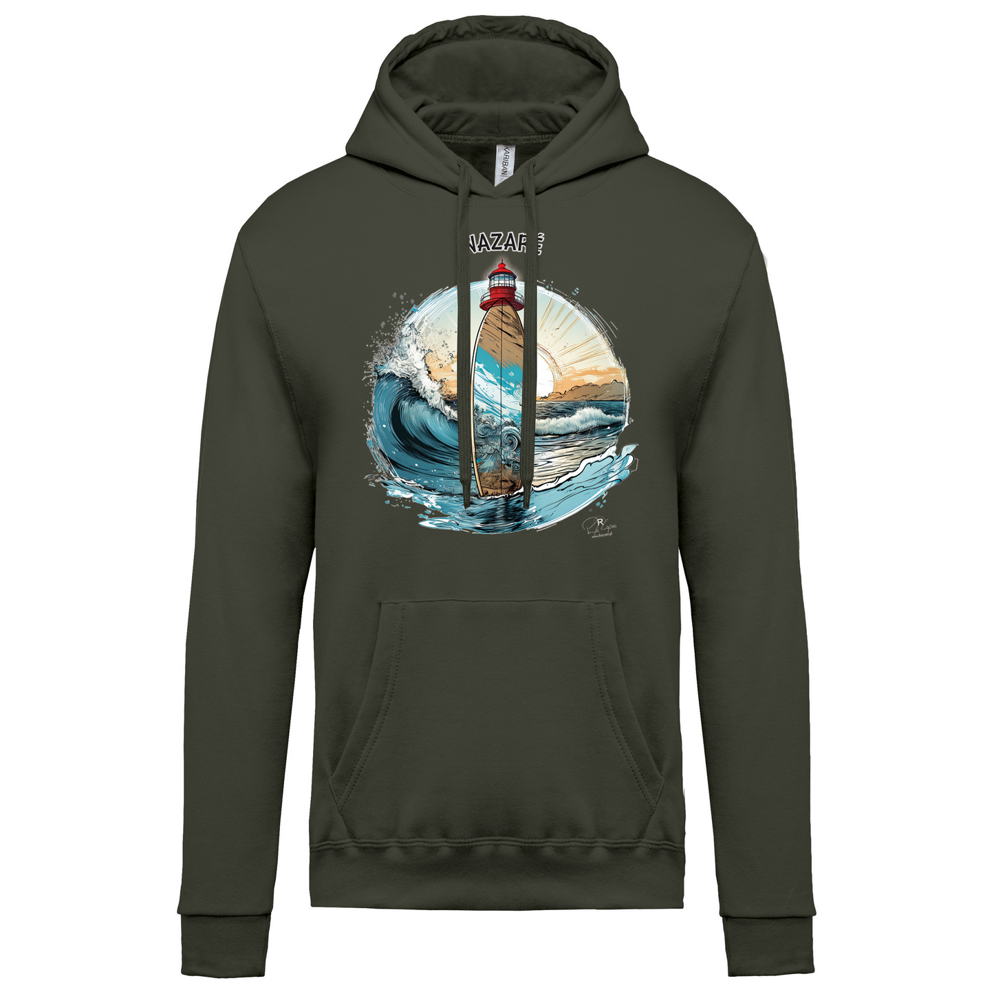 Sweatshirt Kariban com Capuz Sol Nazaré