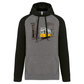 Sweatshirt Bicolor com capuz Eléctrico 4