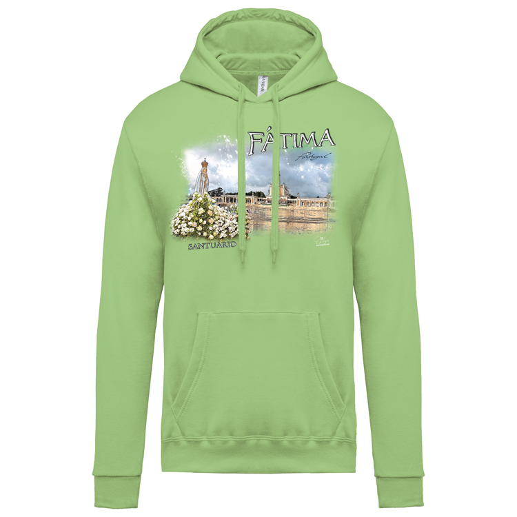 Sweatshirt Kariban com Capuz Santuário de Fátima