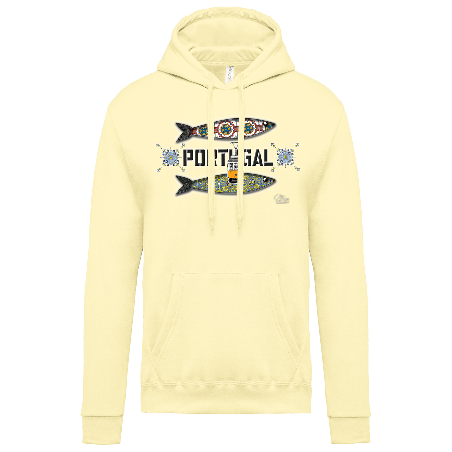 Sweatshirt Kariban com Capuz Duas Sardinhas Coimbra