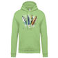 Sweatshirt Kariban com Capuz Surfboards Tavira