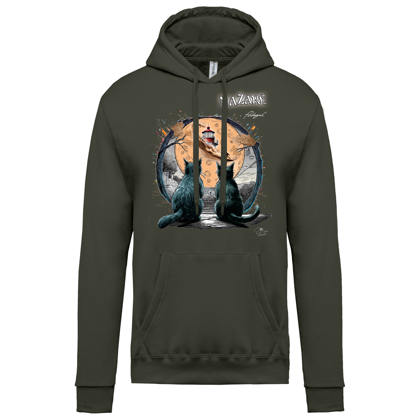 Sweatshirt Kariban com Capuz Luar Nazaré